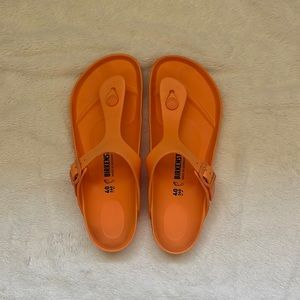 Lightly USED Orange Birkenstock Sandals